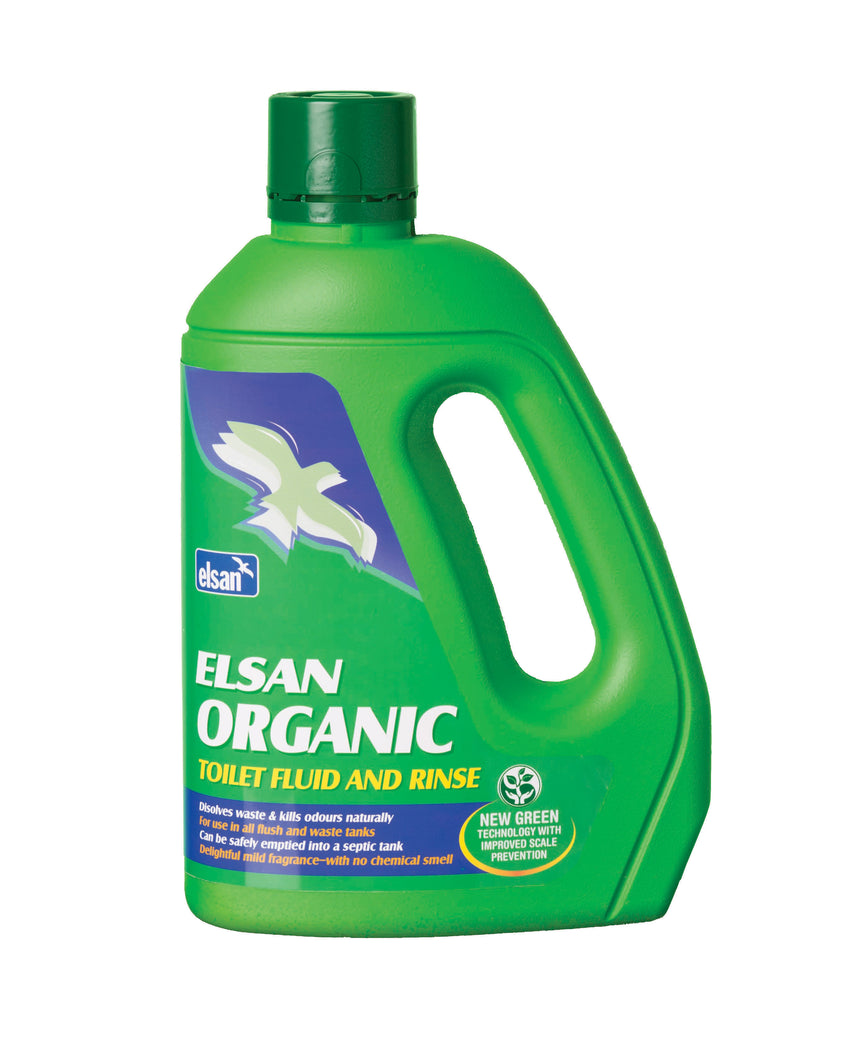 Elsan Organic 2 ltr Waste & Rinse 2 in 1 Fluid