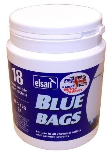 Elsan Blue Bags - Pot of 18 (15g sachets)
