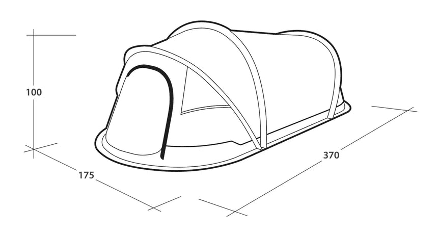 Outwell Nexion 2 Pop Up Tent - Forest