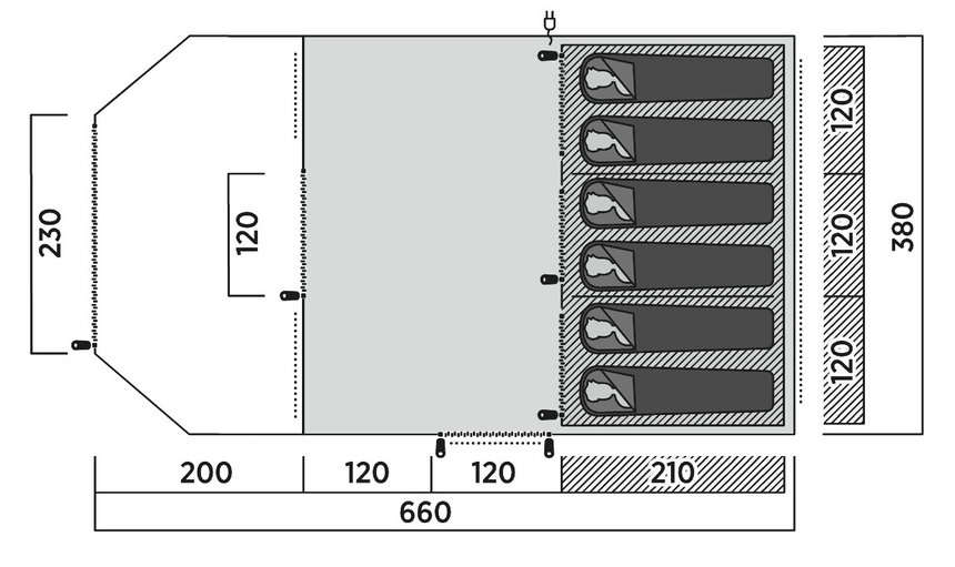 Easy Camp Sola 6 Tent 2025
