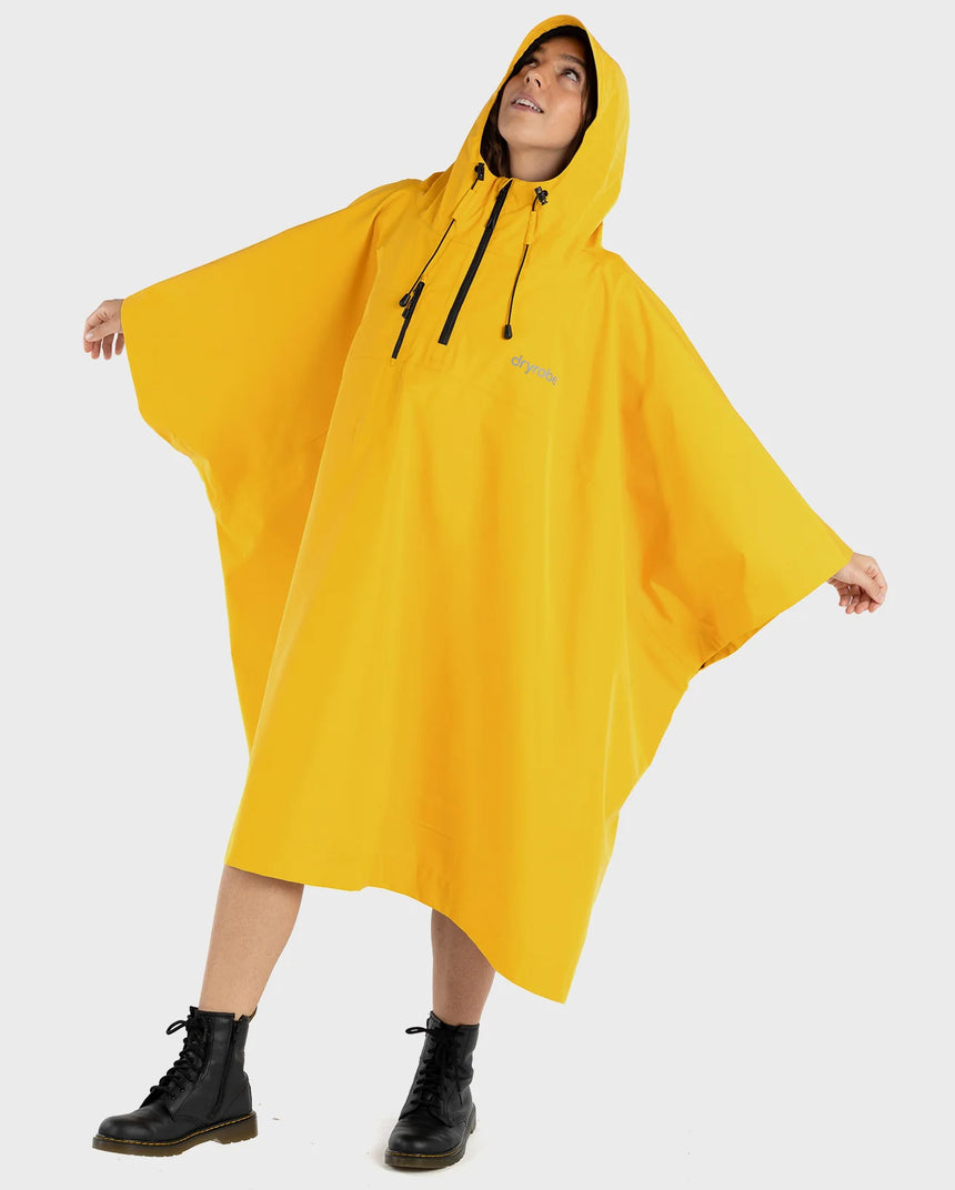 Dryrobe One Size Rainproof Poncho - Yellow