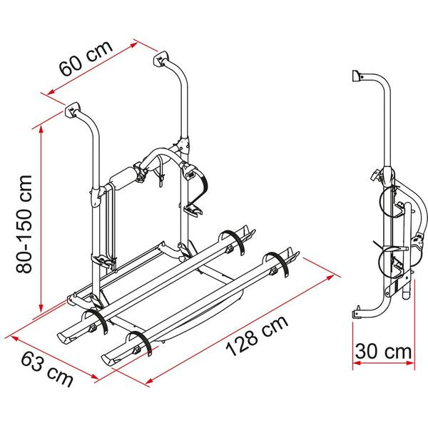 Fiamma Carry Bike UL Dimensions