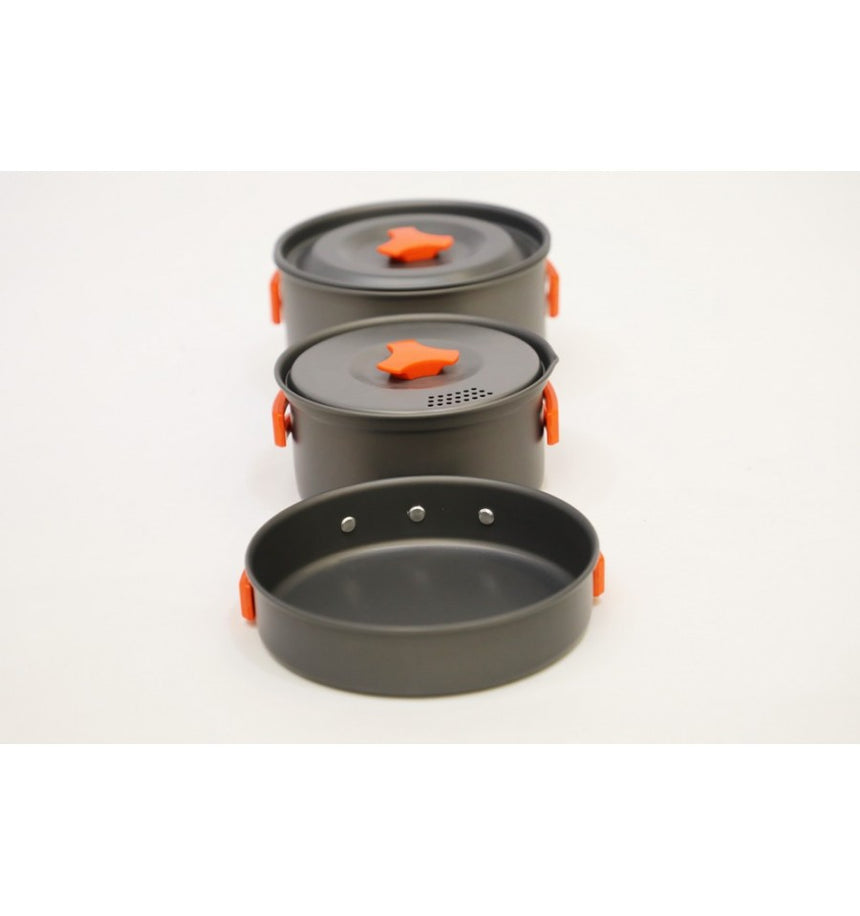 Hard Anodised 2 Person Cook Kit