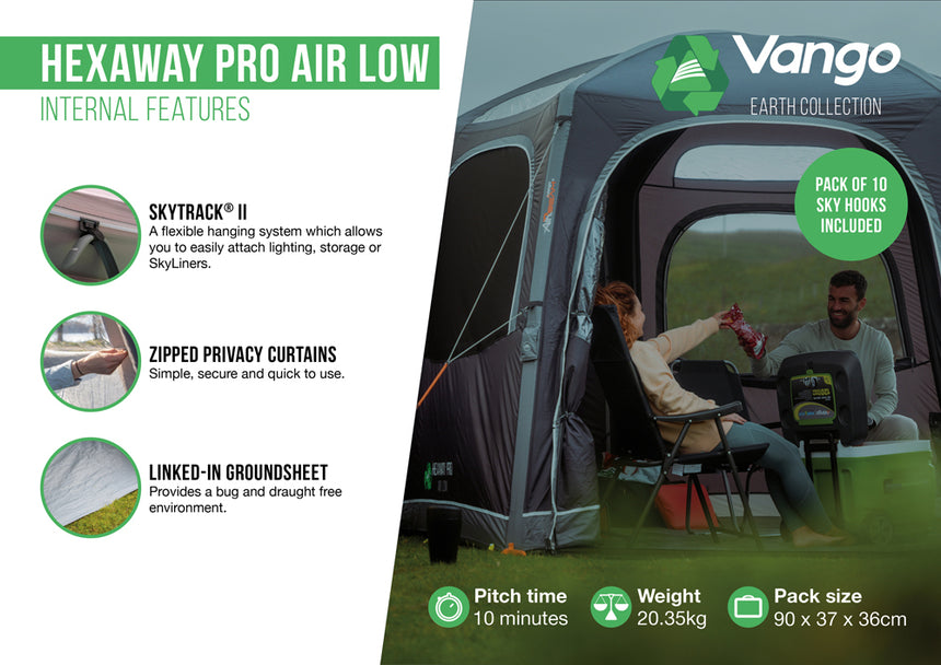 Vango HexAway Pro Air Low Drive Away Awning