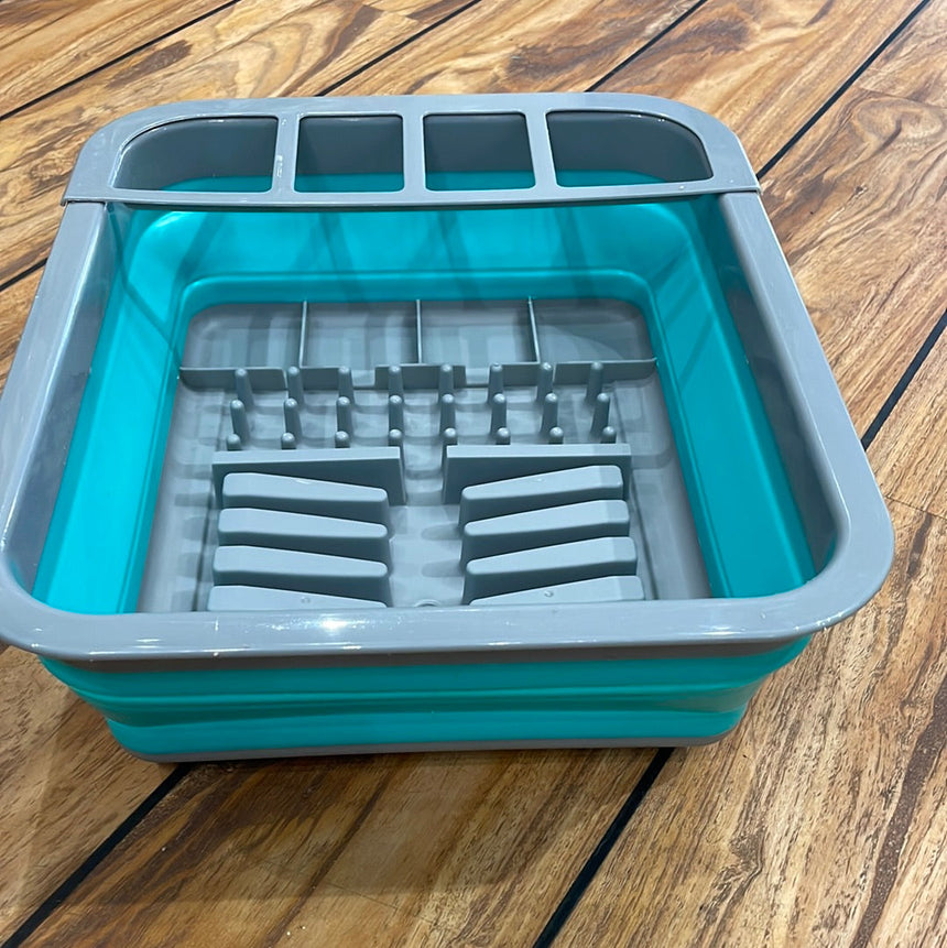 Collapsible Dish Rack with drainer
