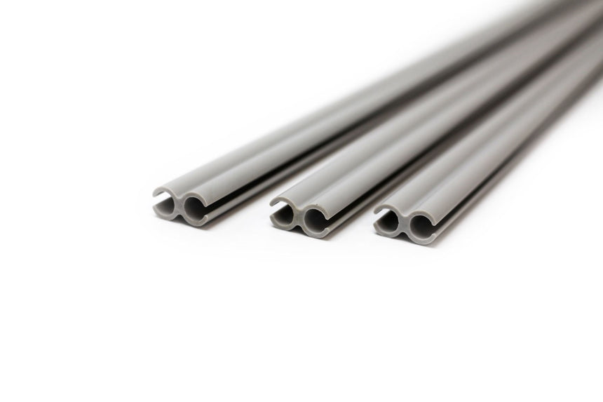 Double - Keder Rail (Fig 8) 8mm (75cm x 4 pack)