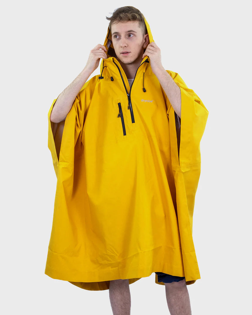 Dryrobe One Size Rainproof Poncho - Yellow