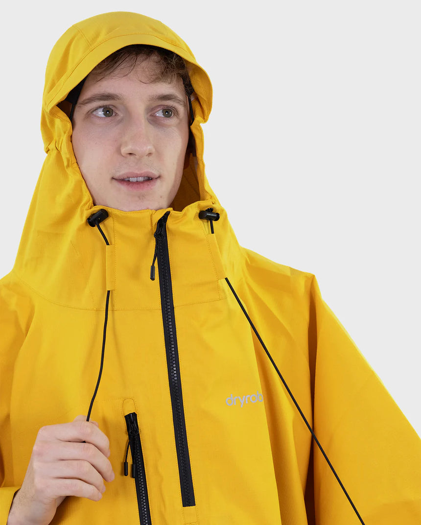 Dryrobe One Size Rainproof Poncho - Yellow