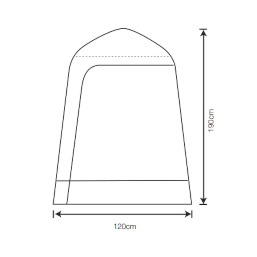 Outdoor Revolution Cayman Can Toilet Tent Floorplan