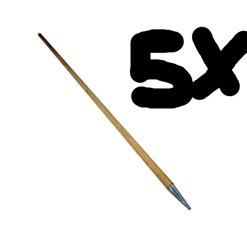 5 x Blue Diamond’s Wooden Windbreak Pole