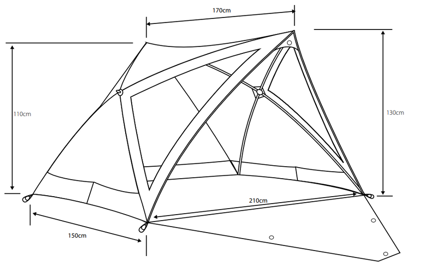 Outdoor Revolution Pronto Beach Bum Shelter