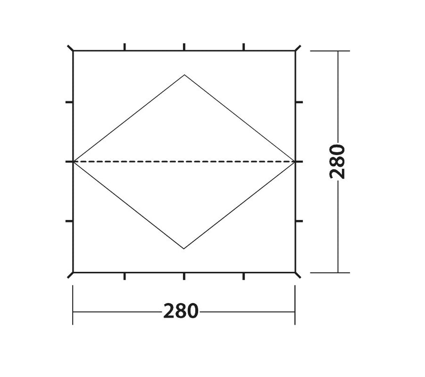 Robens Windscreen Tarp Measurements