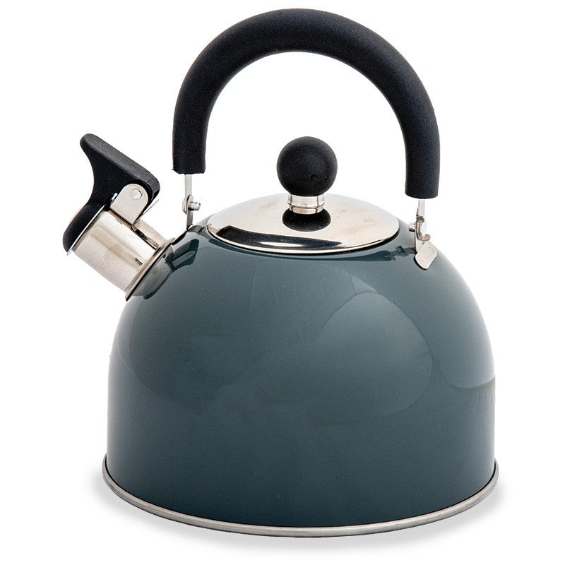 Quest Hamilton slate stainless steel whistling kettle (2L) -Slate