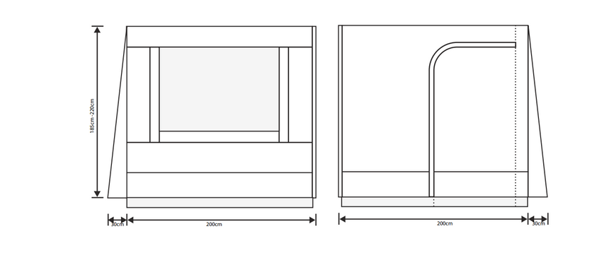Outdoor Revolution Sun Canopy Sides