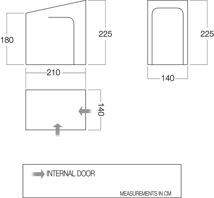 Vango Caravan Awning Bedroom - BR002