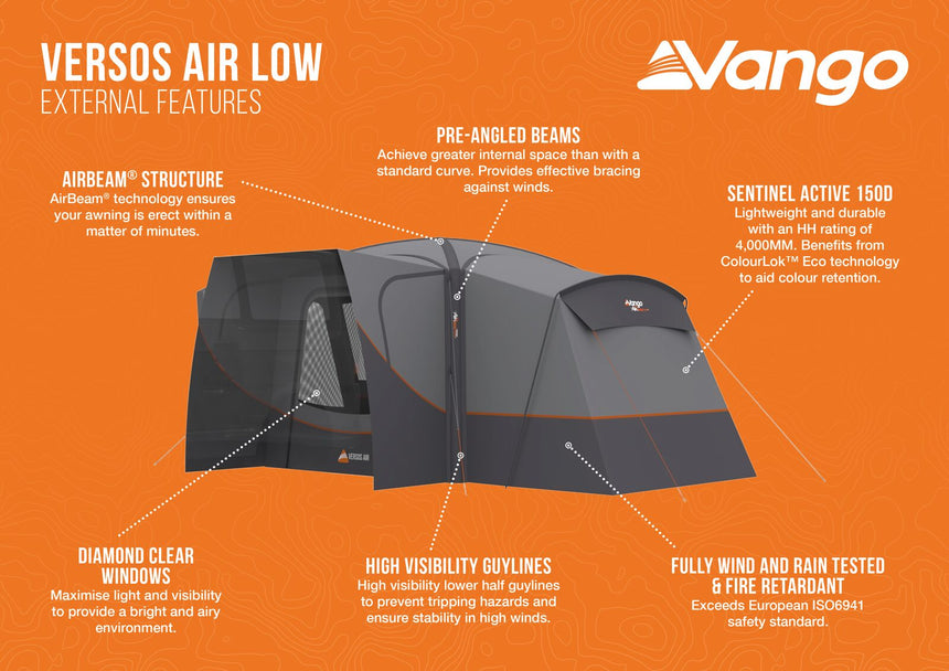 Vango Versos Air Low Awning Features