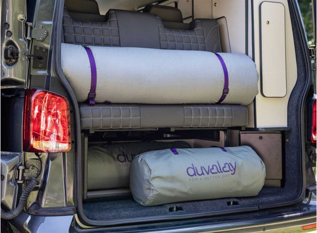 Duvalay VW 190 x 115 x 5cm CAMPERVAN Gold COMFORT TOPPER