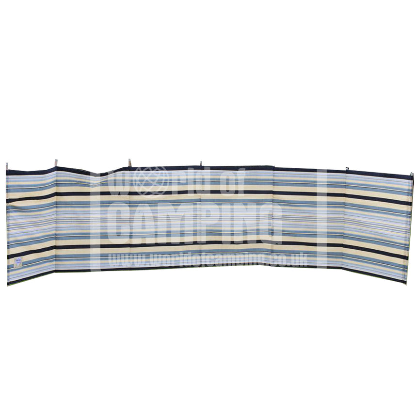 7 Pole Sand/Grey Contemporary Stripe