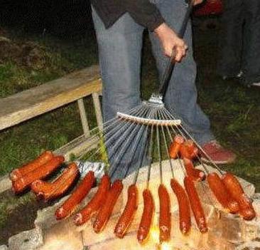 sausage rake small
