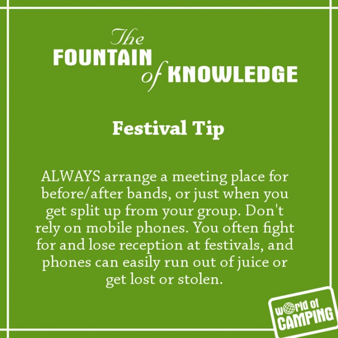 Enjoy the Festival, Don't get lost!