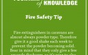 Fire Extinguisher Advice