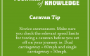 Speed Limit info for Caravanners