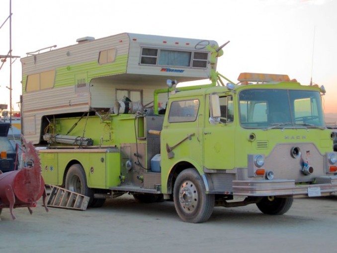mack truck camper