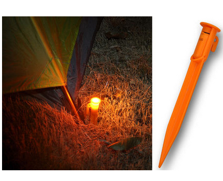 LED tent pegs