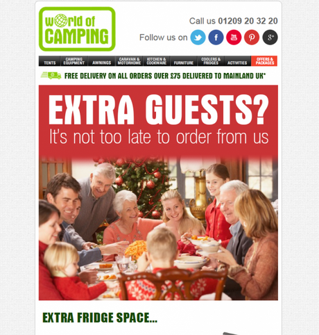 World of Camping Xmas Newsletter