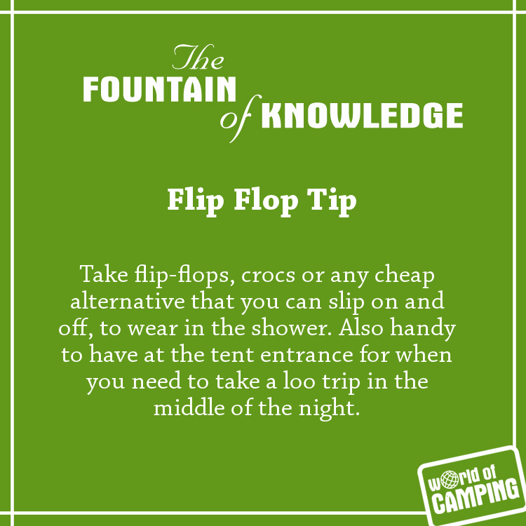 Camping Tip
