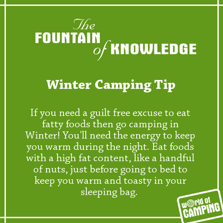 Winter Camping Tip
