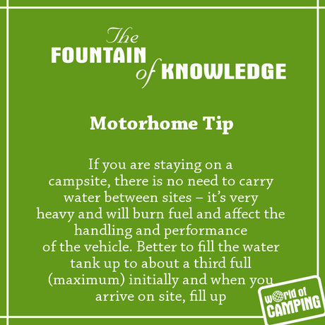 Motorhome Tip