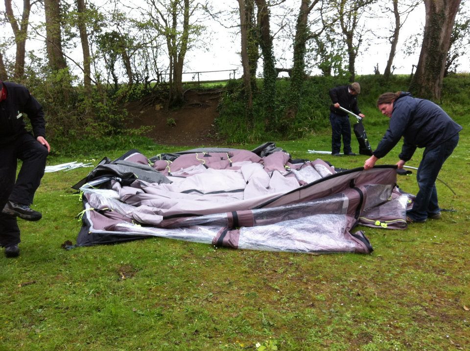 Can't get the tent back in that bag!