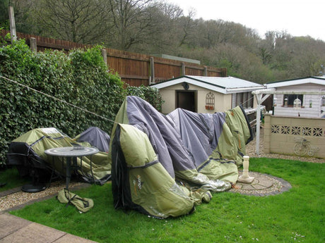 Small Garden? Where to dry my Tent?