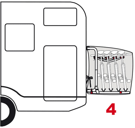 Fiamma Bike Cover Premium S - 4 Bikes