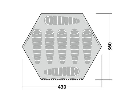 Robens Yurt Tent Floorplan