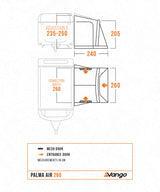 Vango Palma Air 260 Caravan Awning