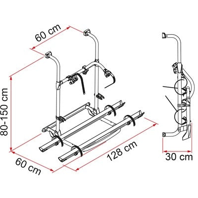 Fiamma Carry Bike Pro Dimensions