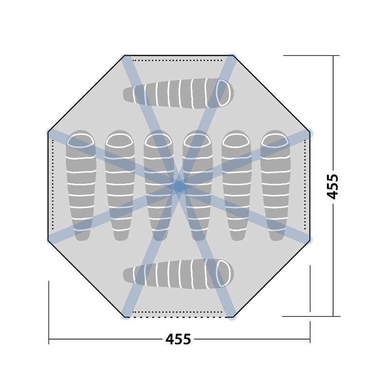 Robens Aero Yurt Tent Floor Plan