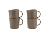 TRAVELLIFE AVILA (RPET) MUG 4PC TAUPE