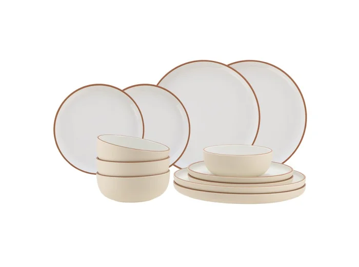 Travellife Avila 12-Piece Dinner Set – White