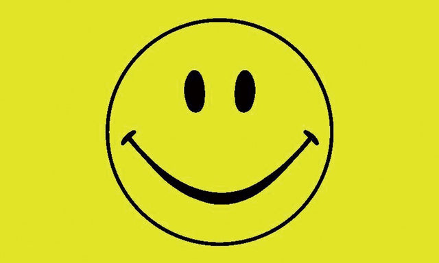 Happy Face Flag 5ft by 3ft, windsocks