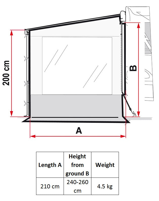 Fiamma Side W Pro (plan)