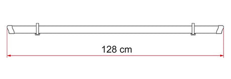Fiamma Rail Strip 128cm Dimensions