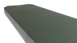 Inflatable camping mattress on a white background