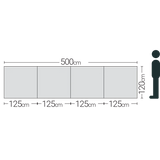 Quest Screen Shield Quad Vision Windbreak (without windows)