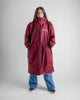 Dryrobe Advance Long Sleeve Burgundy Grey Advance Changing Robe