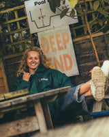 Dryrobe Advance Long Sleeve Dark Green Grey Advance Changing Robe