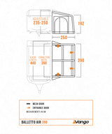 Vango Balletto Air 390 Elements Shield Caravan Awning