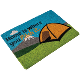 Quest Heavy Heavy duty coir Home is where you pitch it (tent) mat